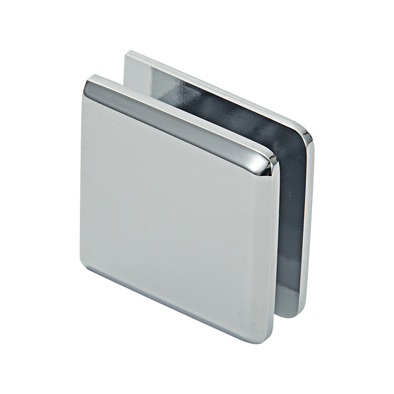Beveled Edge Shower Glass Clamp-4701