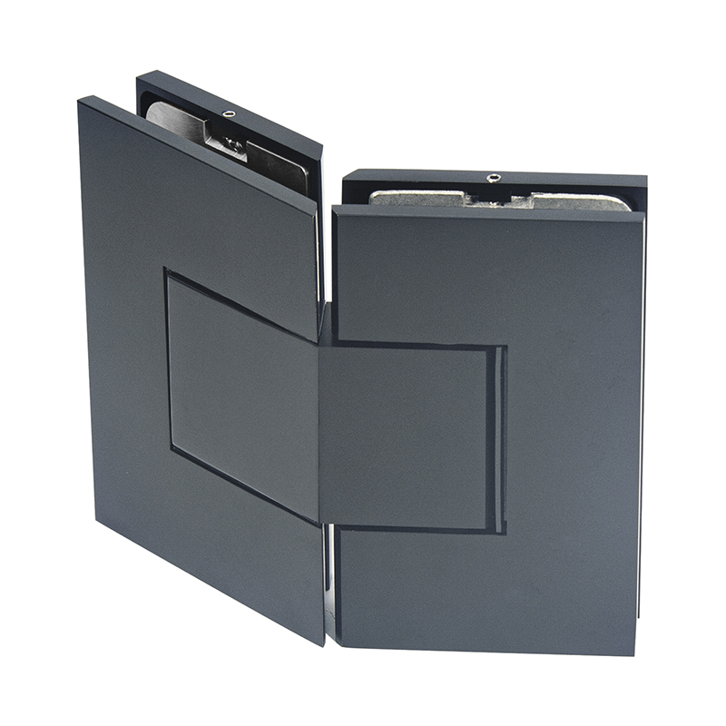Flat Square Corner Adjustable Shower Hinge With Cover-7830