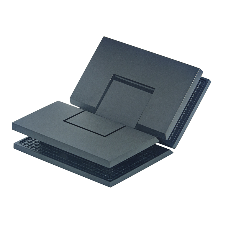 Flat Square Corner Adjustable Shower Hinge With Cover-7830 - Image 4