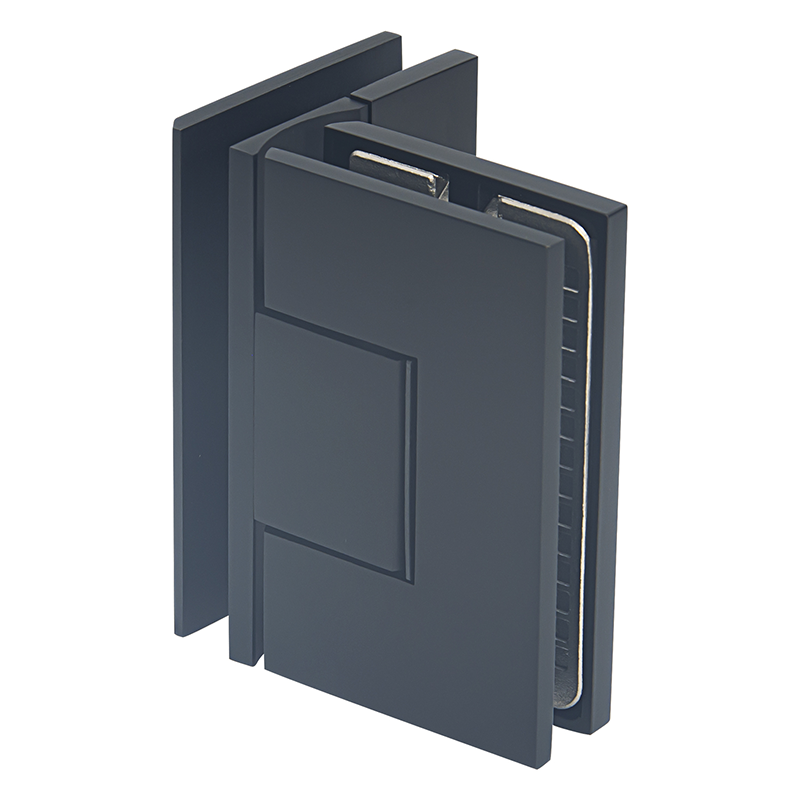 Flat Square Corner Adjustable Shower Hinge With Cover-7840