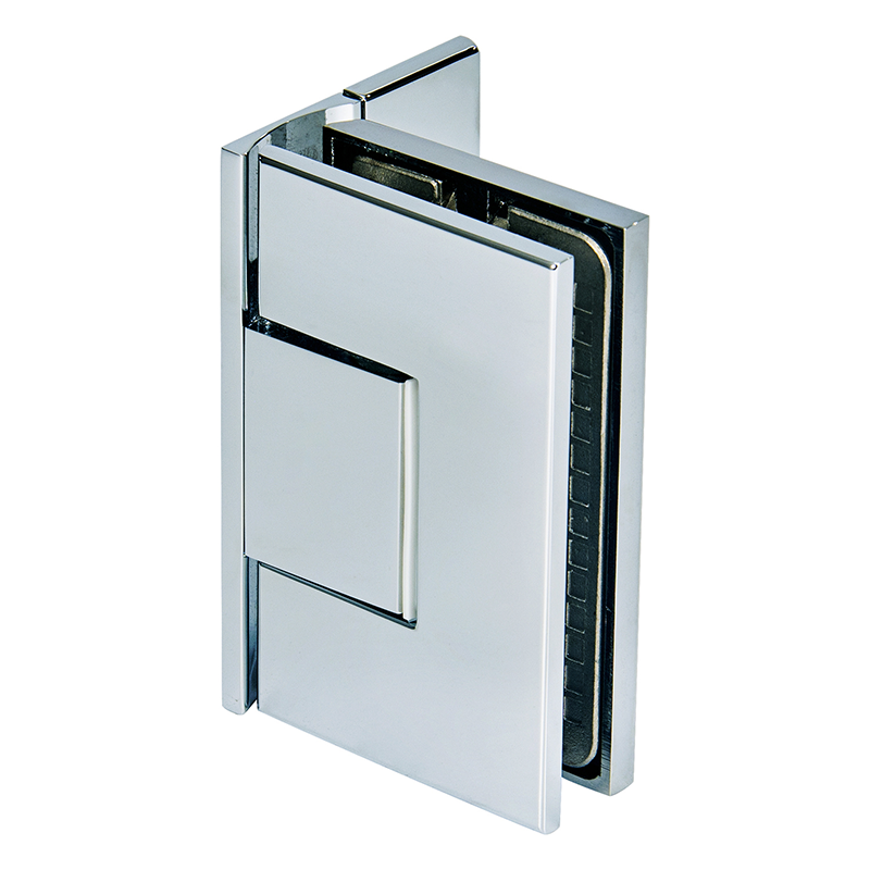 Flat Square Corner Adjustable Shower Hinge with Cover-7809F