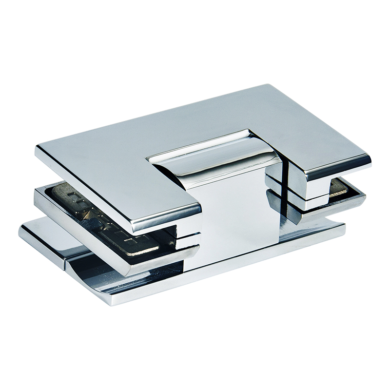 Flat Square Corner Adjustable Shower Hinge with Cover-7809F - Image 4