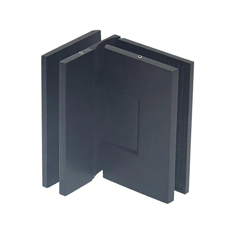Heavy Duty Flat Square Corner Adjustable Shower Hinge With Cover-7940 - Image 2