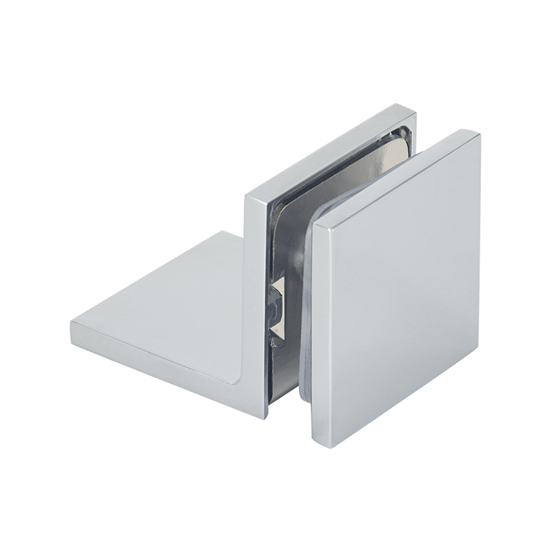 Square Corner Shower Glass Clamp With Cover-4639 - Image 5