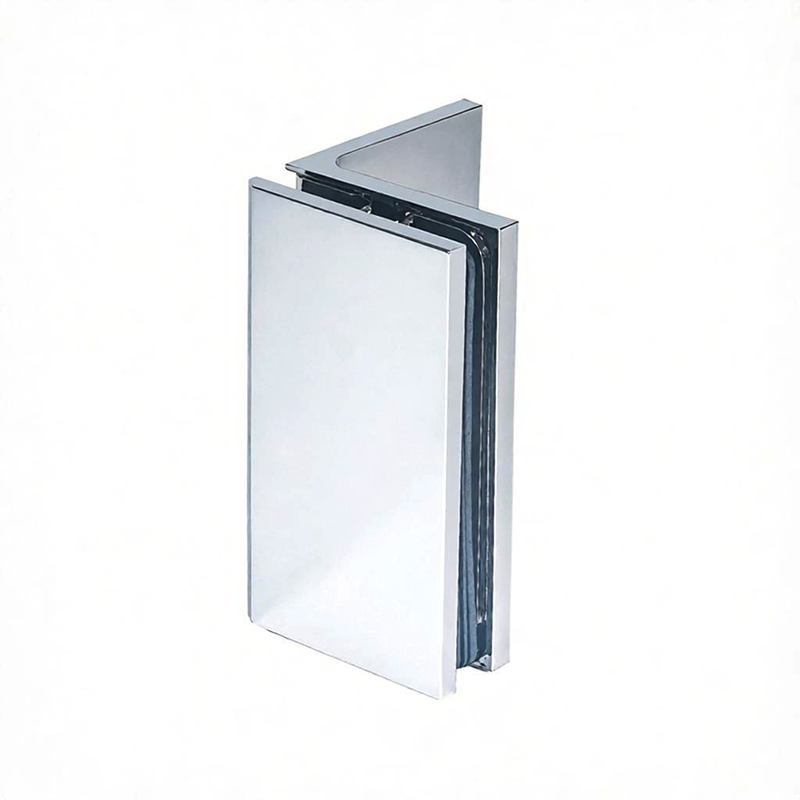 Square Corner Shower Glass Clamp With Cover-9100.39