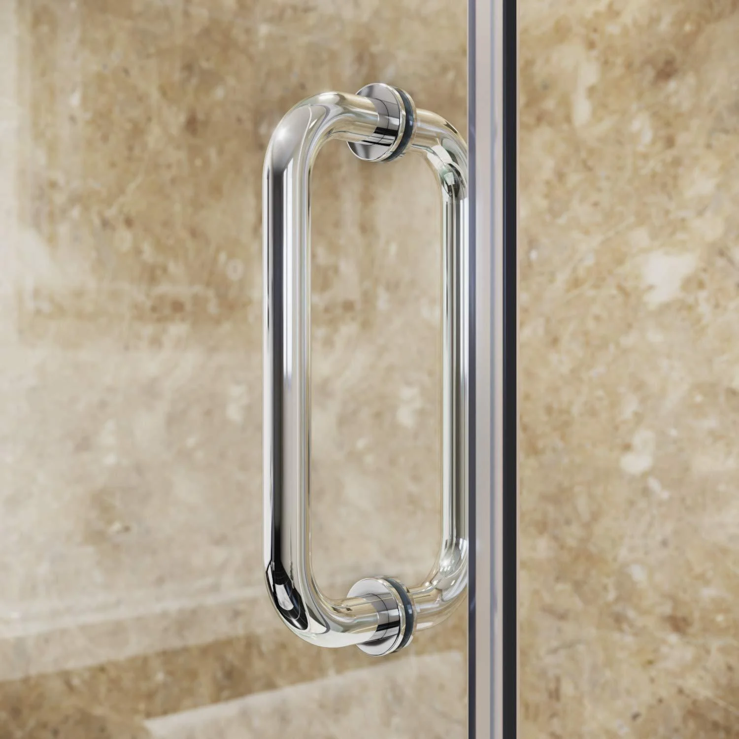 How to Install a Shower Door Towel Bar and Handle Combo